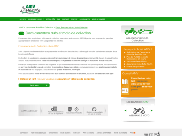découvrez amv assurance en ligne, votre solution rapide et fiable pour trouver des assurances adaptées à vos besoins. comparez les tarifs, obtenez des devis personnalisés et bénéficiez d'une couverture optimale pour votre auto, habitation ou santé, le tout depuis le confort de votre domicile.