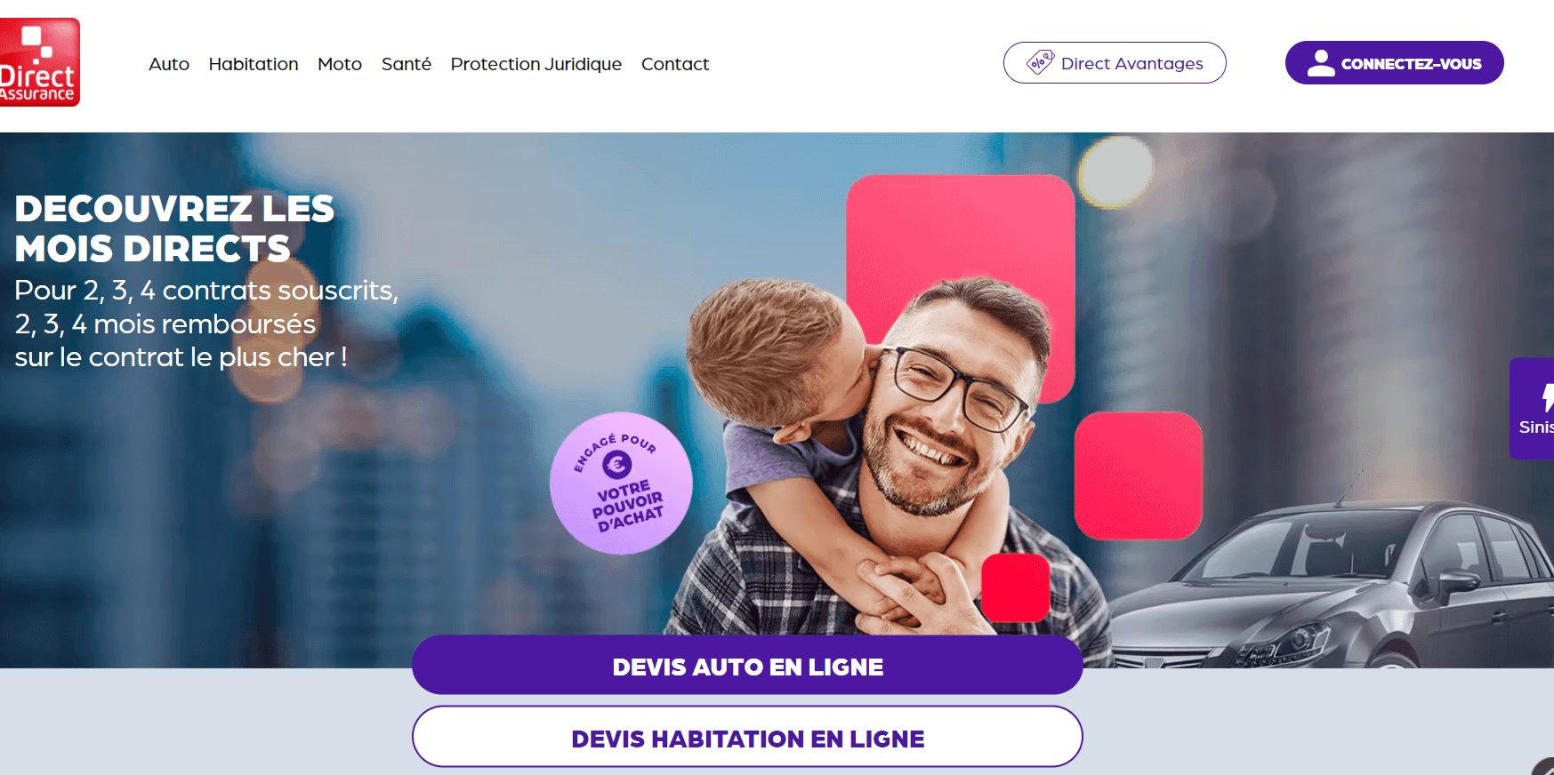 accédez facilement à votre espace personnel direct assurance. gérez vos contrats, consultez vos documents et suivez vos remboursements en toute simplicité. profitez d'un service client à votre écoute 24/7.