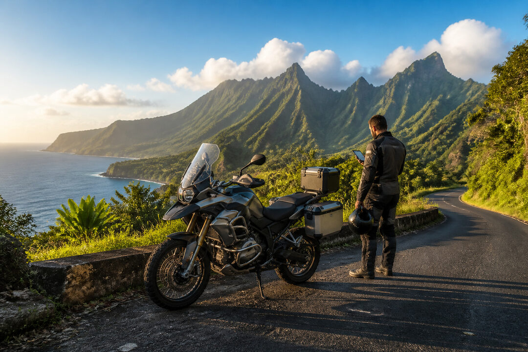 Aventure tropicale au coucher du soleil