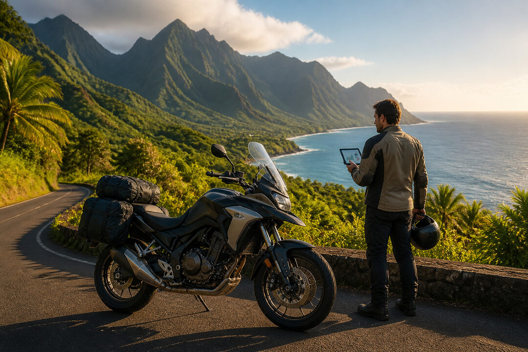 Moto and planification dans un paradis tropical